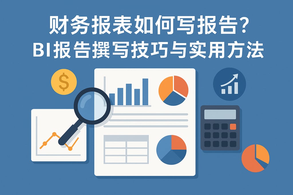财务报表如何写报告？BI报告撰写技巧与实用方法