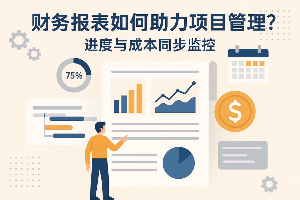 财务报表如何助力项目管理？进度与成本同步监控
