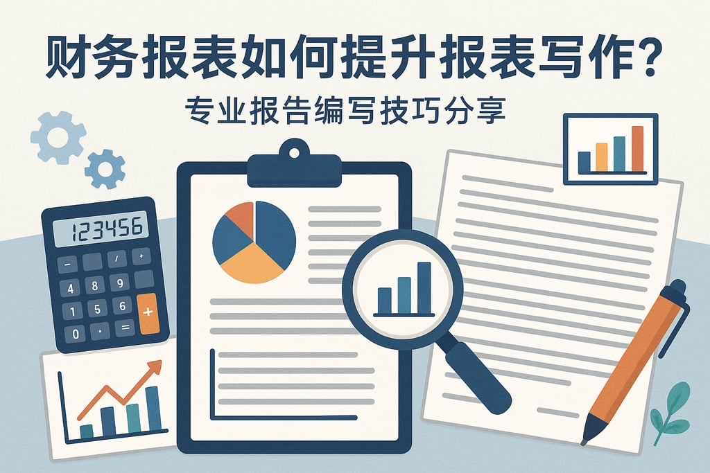 财务报表如何提升报表写作？专业报告编写技巧分享