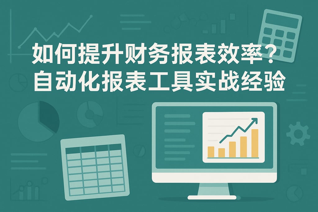 财务报表如何提升效率？自动化报表工具实战经验