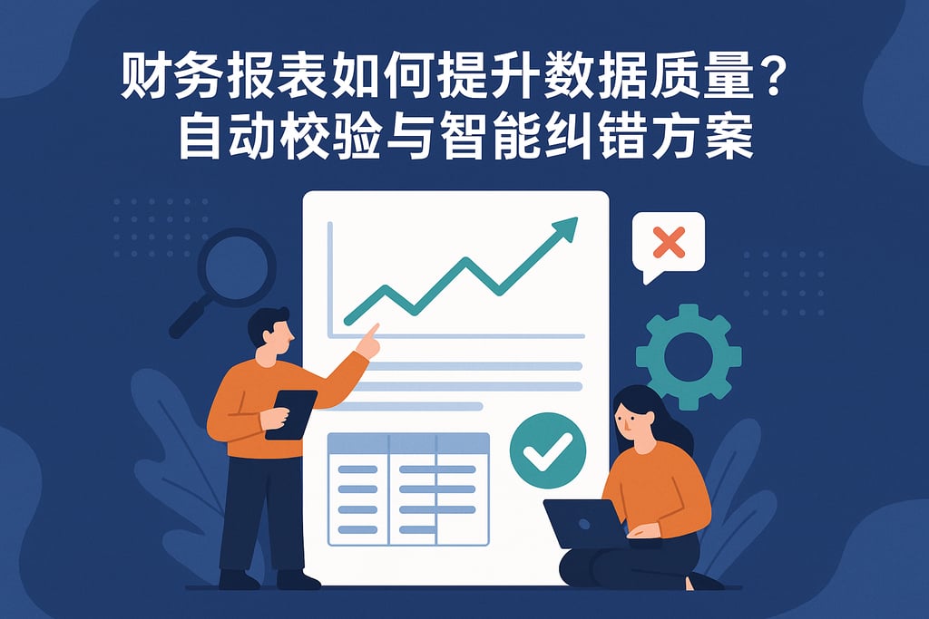 财务报表如何提升数据质量？自动校验与智能纠错方案