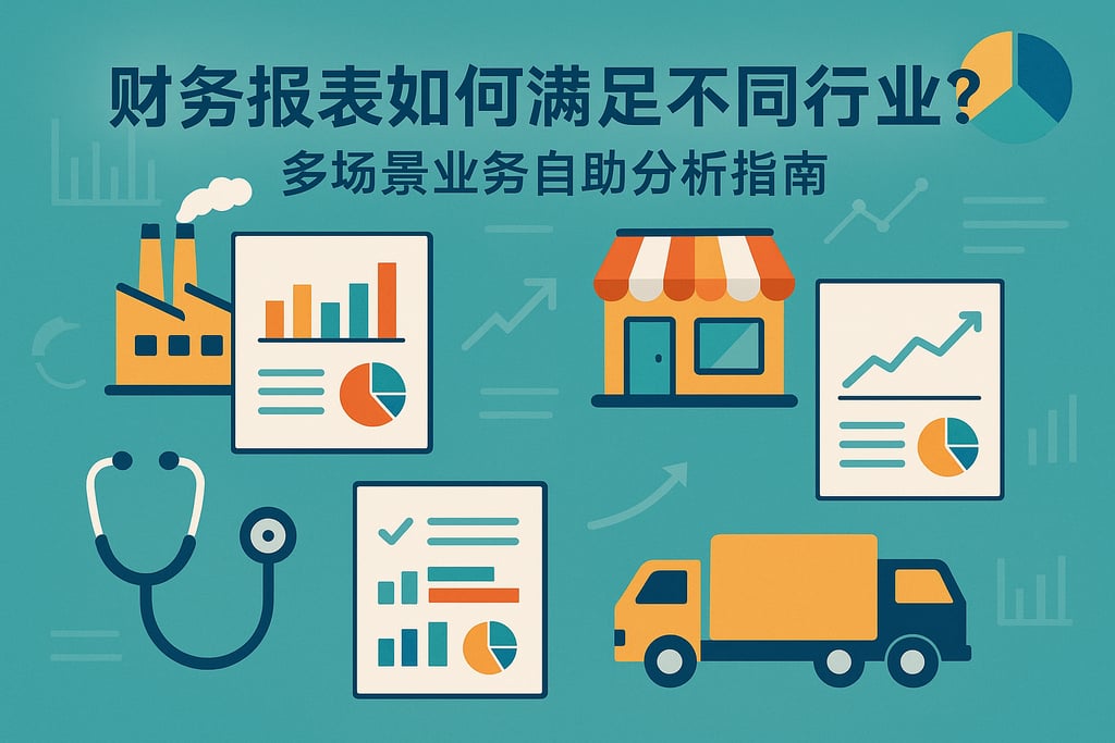 财务报表如何满足不同行业？多场景业务自助分析指南