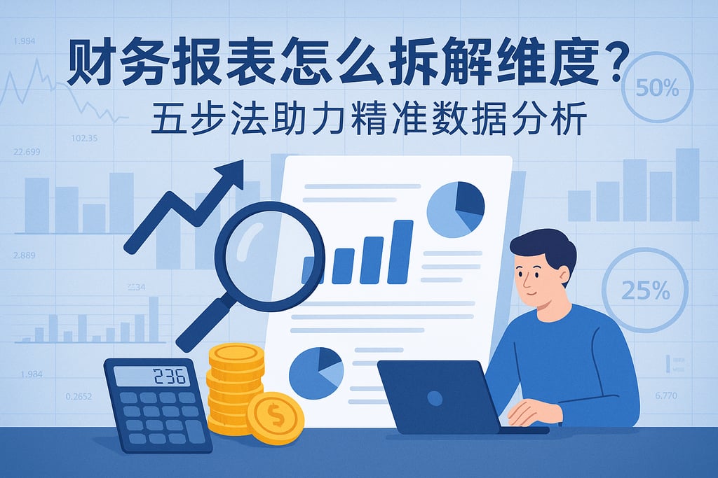财务报表怎么拆解维度？五步法助力精准数据分析