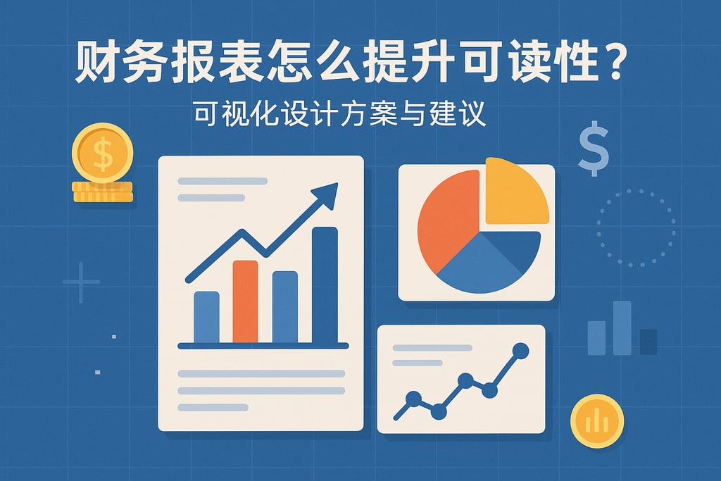 财务报表怎么提升可读性？可视化设计方案与建议