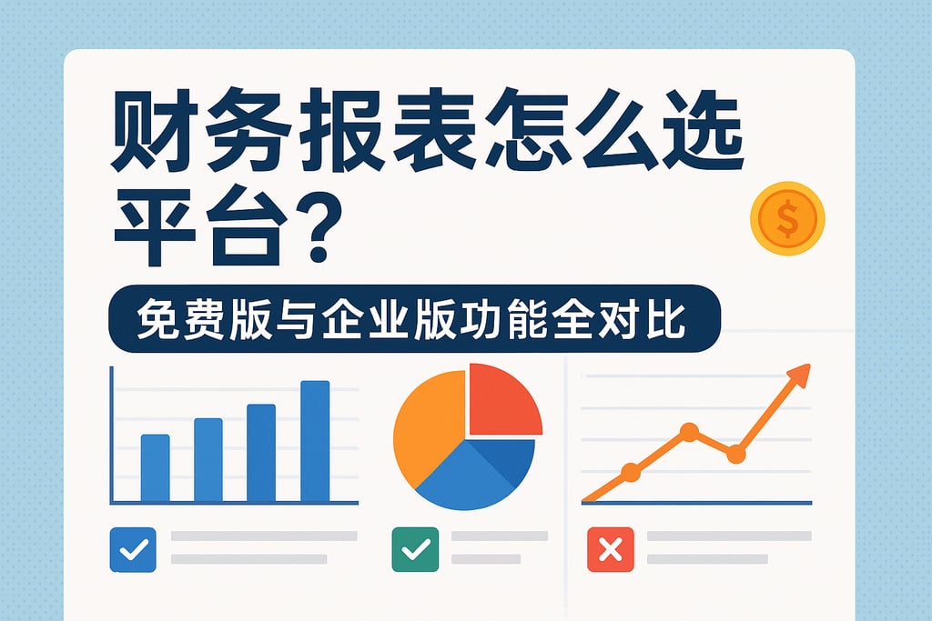 财务报表怎么选平台？免费版与企业版功能全对比