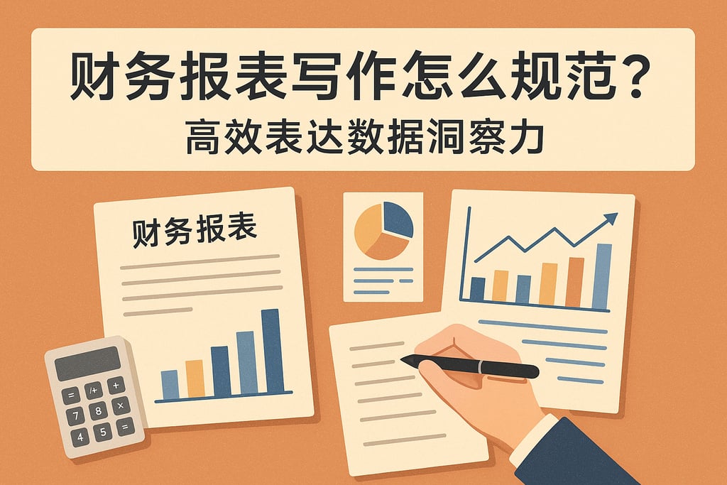 财务报表报表写作怎么规范？高效表达数据洞察力