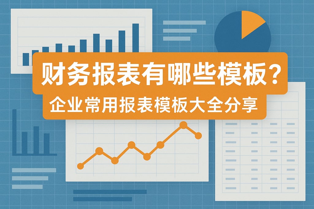 财务报表有哪些模板？企业常用报表模板大全分享