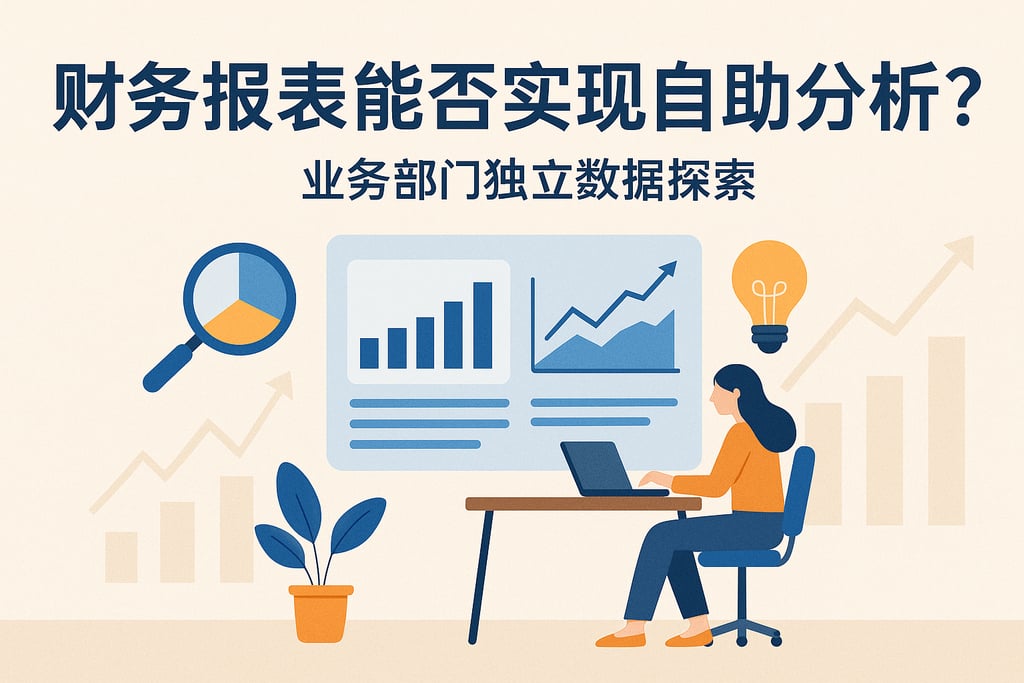 财务报表能否实现自助分析？业务部门独立数据探索