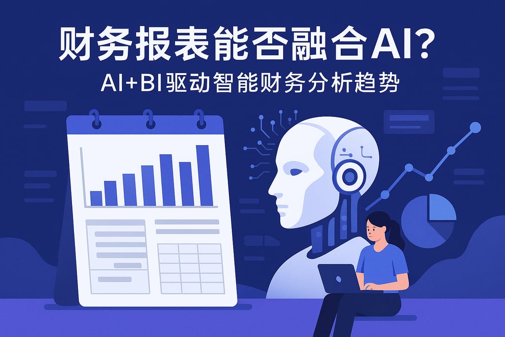 财务报表能否融合AI？AI+BI驱动智能财务分析趋势