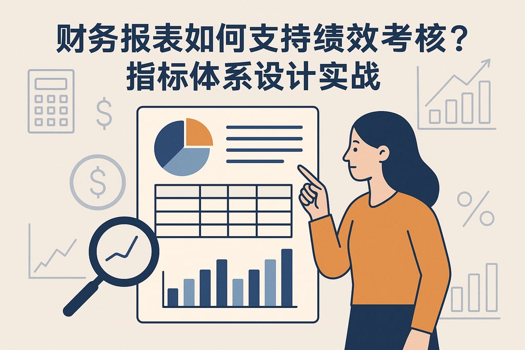 财务报表如何支持绩效考核？指标体系设计实战