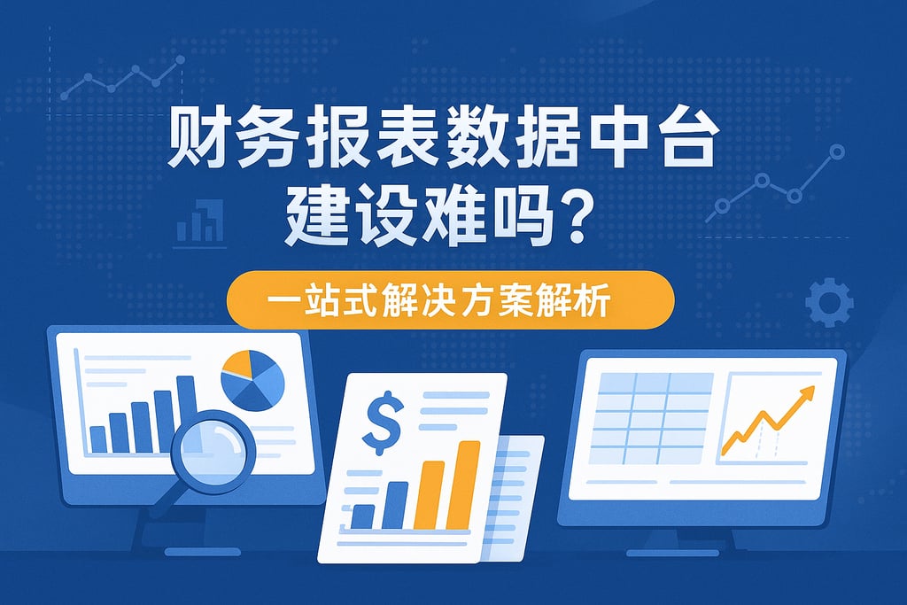 财务报表数据中台建设难吗？一站式解决方案解析