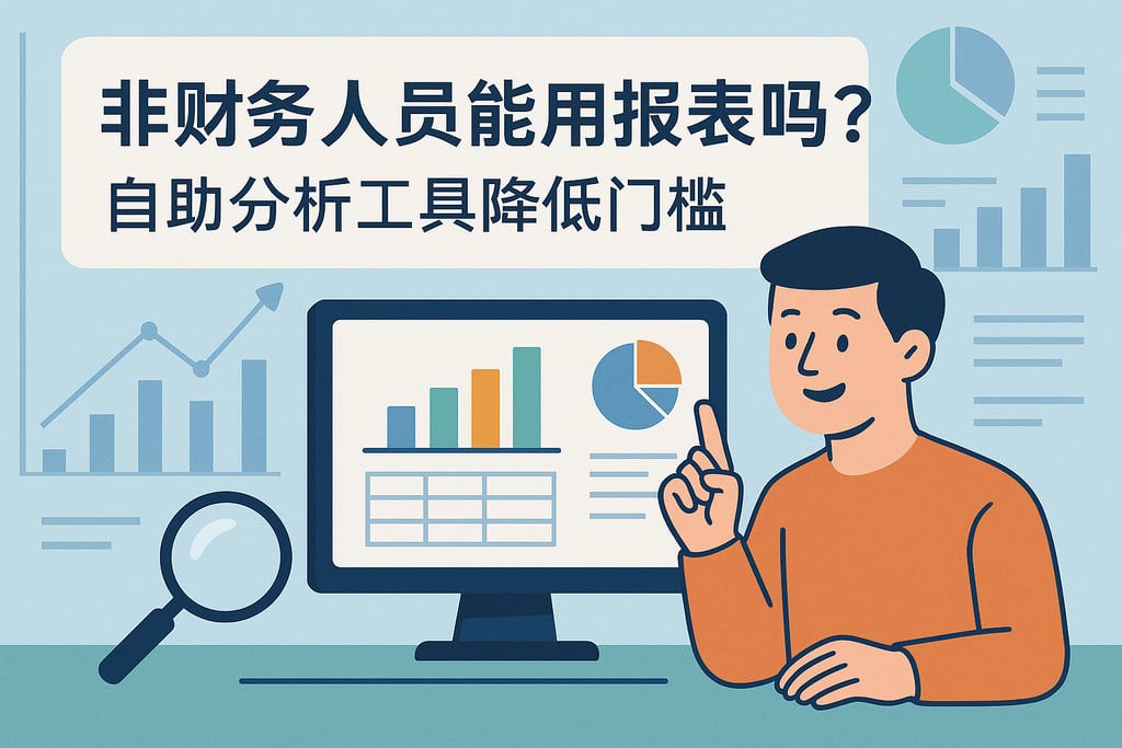 非财务人员能用报表吗？自助分析工具降低门槛