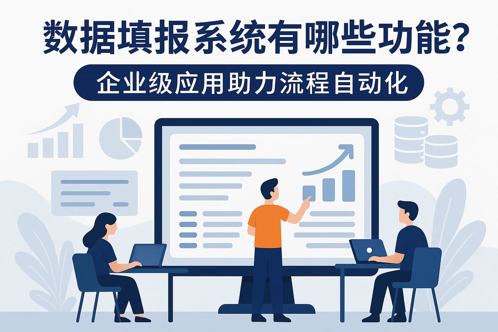 数据填报系统有哪些功能？企业级应用助力流程自动化