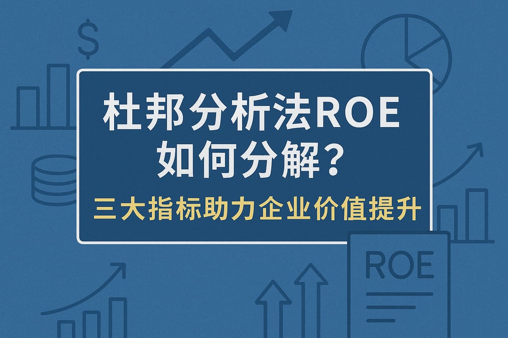 杜邦分析法ROE如何分解？三大指标助力企业价值提升
