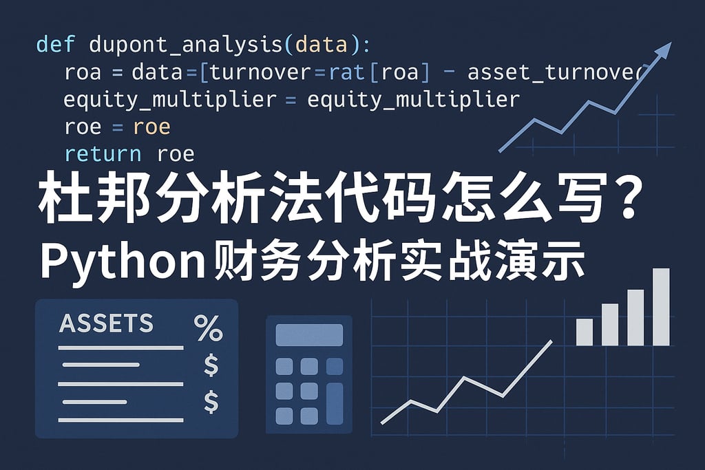 杜邦分析法代码怎么写？Python财务分析实战演示