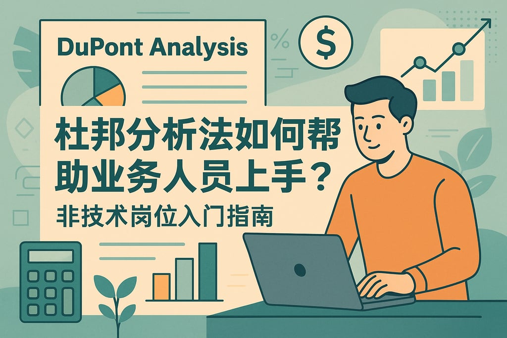 杜邦分析法如何帮助业务人员上手？非技术岗位入门指南