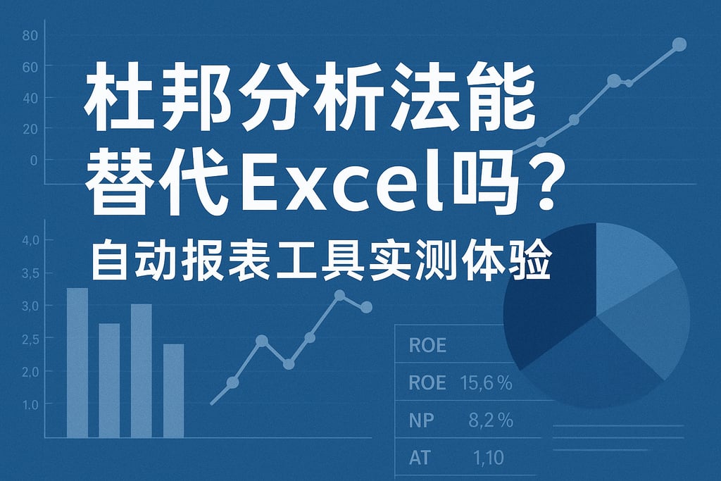 杜邦分析法能替代Excel吗？自动报表工具实测体验