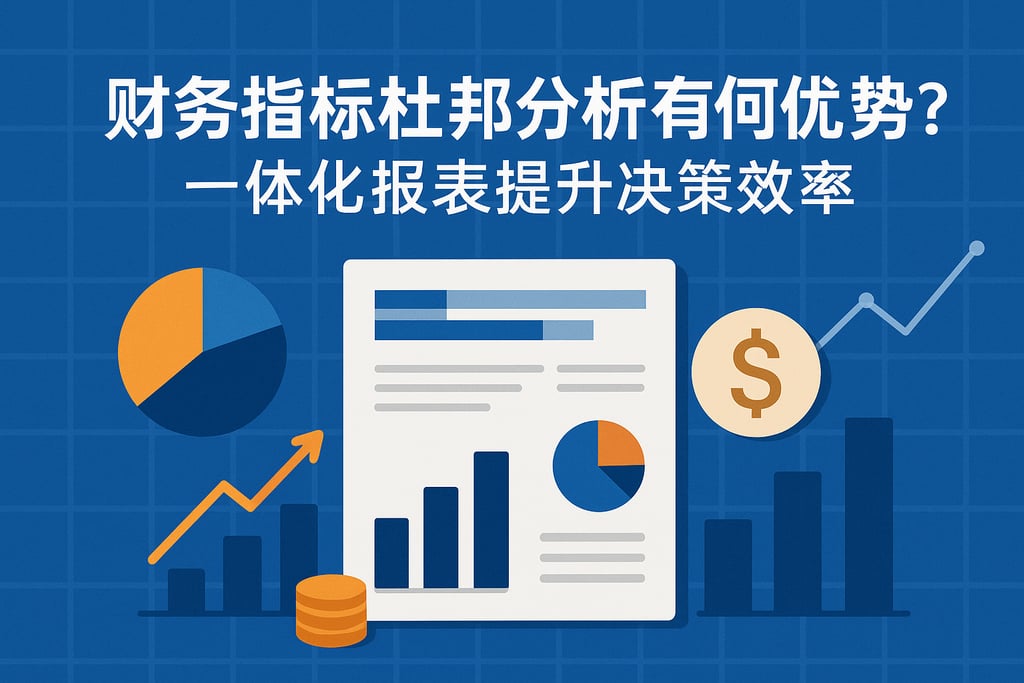 财务指标杜邦分析有何优势？一体化报表提升决策效率