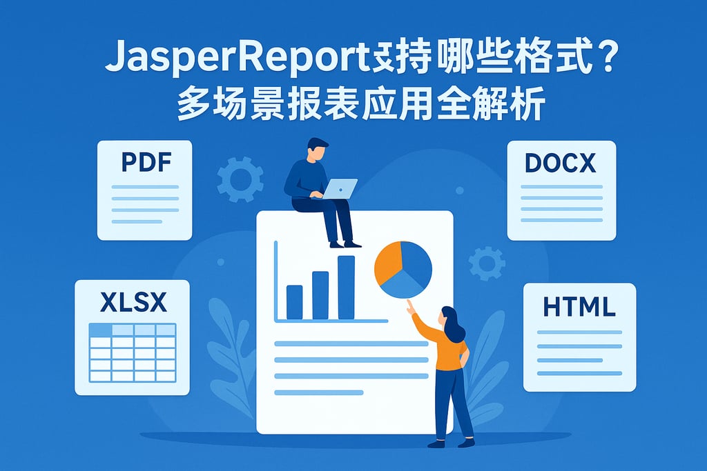 JasperReport支持哪些格式？多场景报表应用全解析