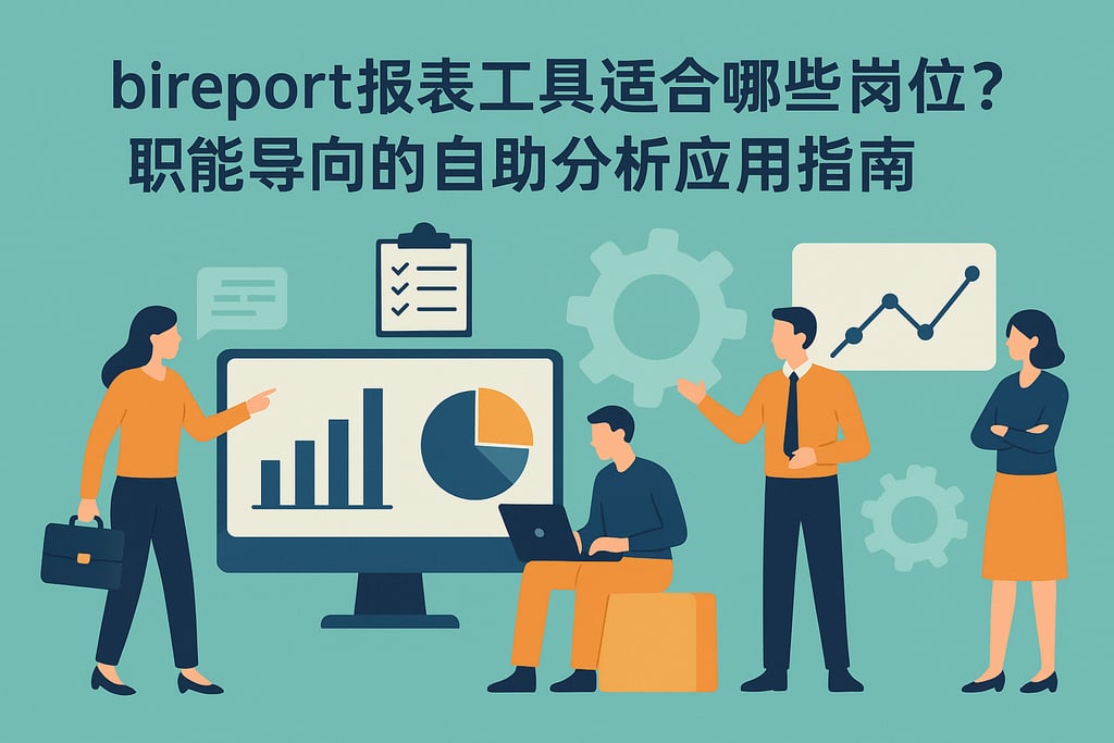 bireport报表工具适合哪些岗位？职能导向的自助分析应用指南