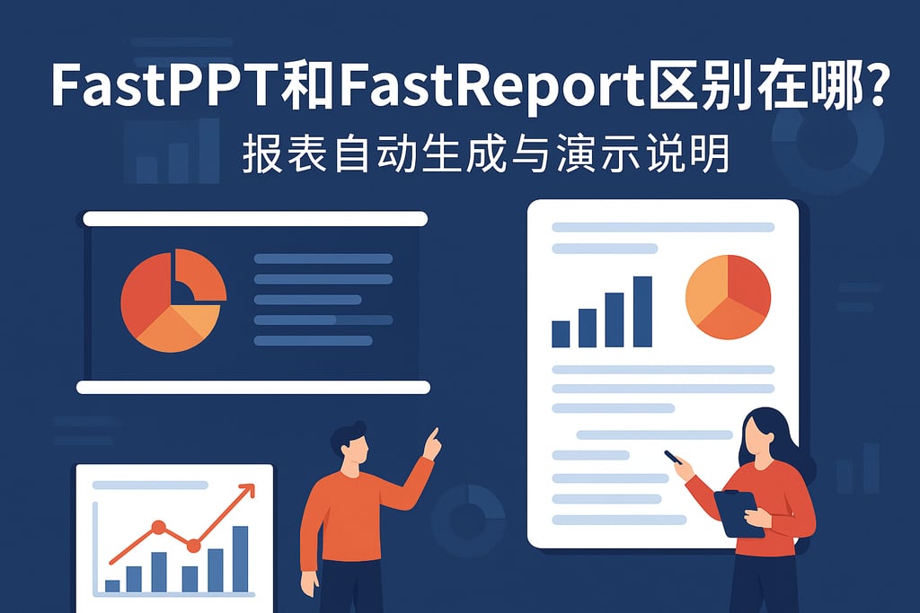 fastppt和fastreport区别在哪？报表自动生成与演示说明