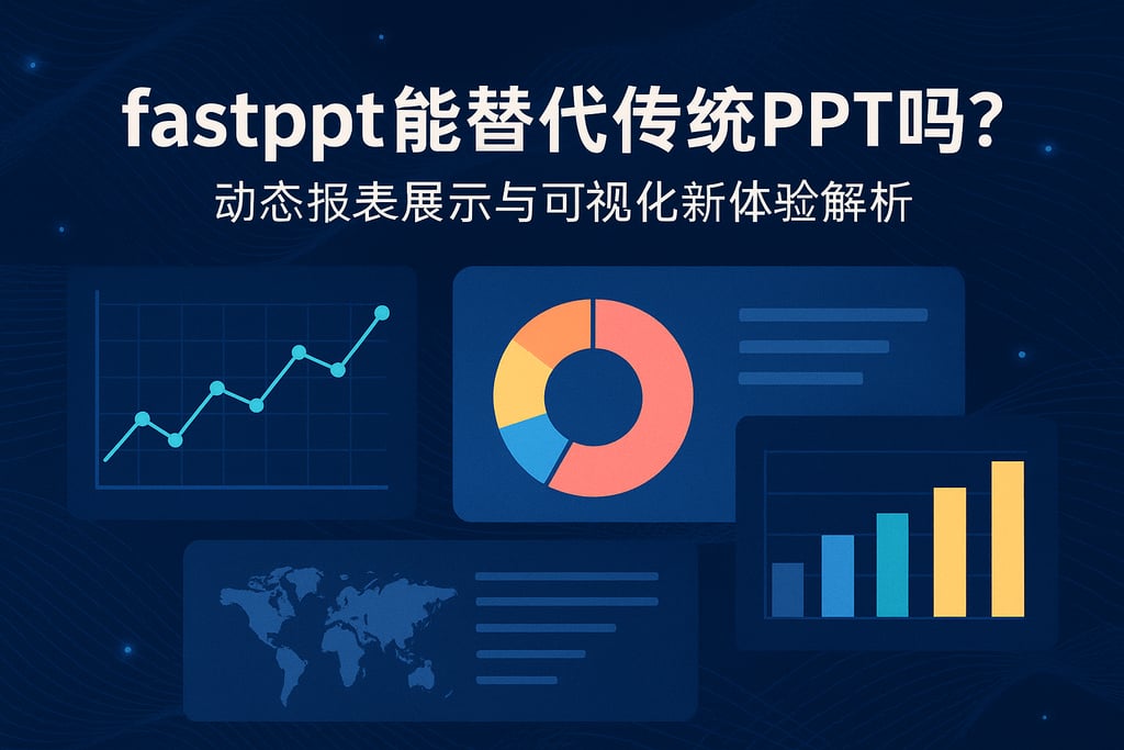 fastppt能替代传统PPT吗？动态报表展示与可视化新体验解析