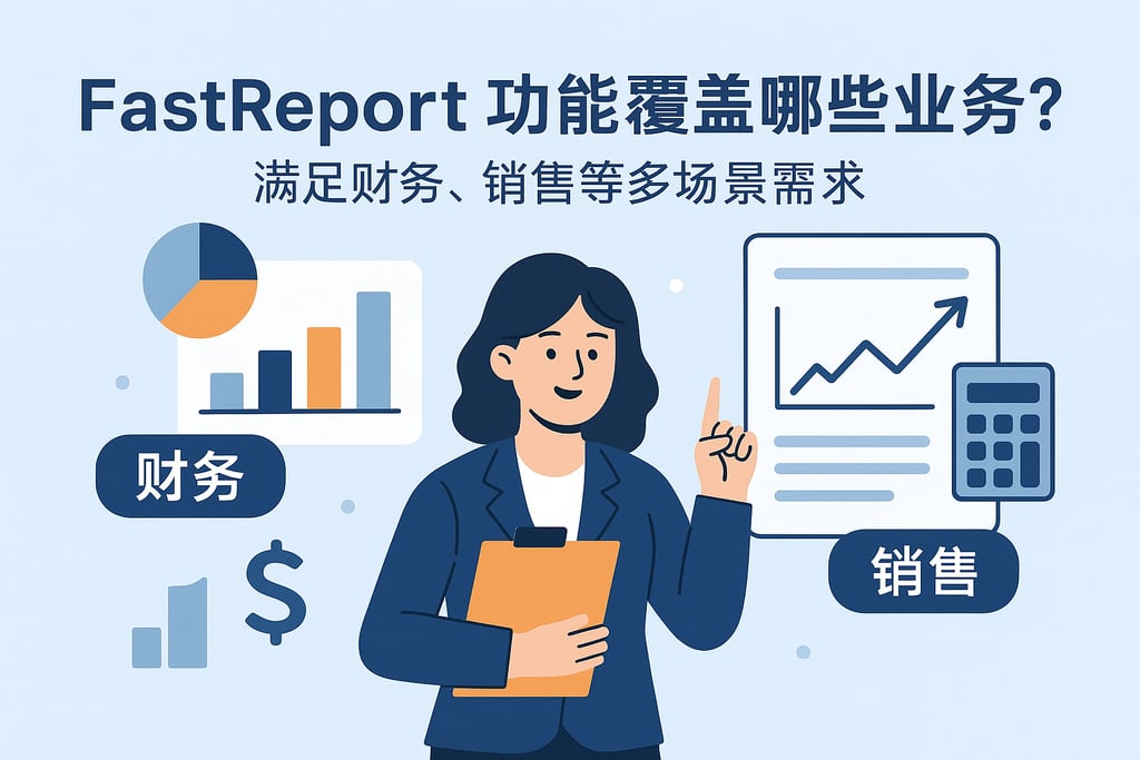 fastreport功能覆盖哪些业务？满足财务、销售等多场景需求
