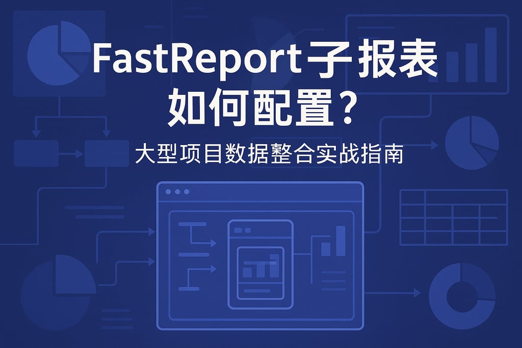 fastreport子报表如何配置？大型项目数据整合实战指南
