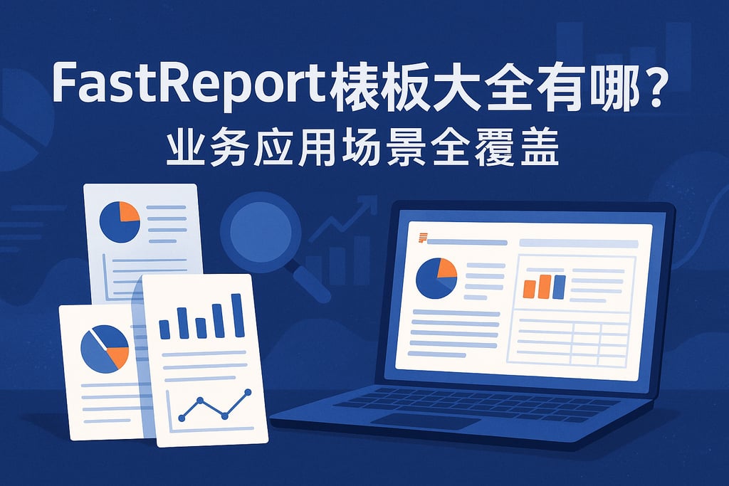 fastreport报表模板大全有哪些？业务应用场景全覆盖