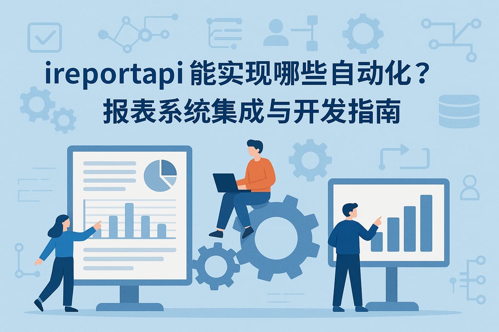 ireportapi能实现哪些自动化？报表系统集成与开发指南