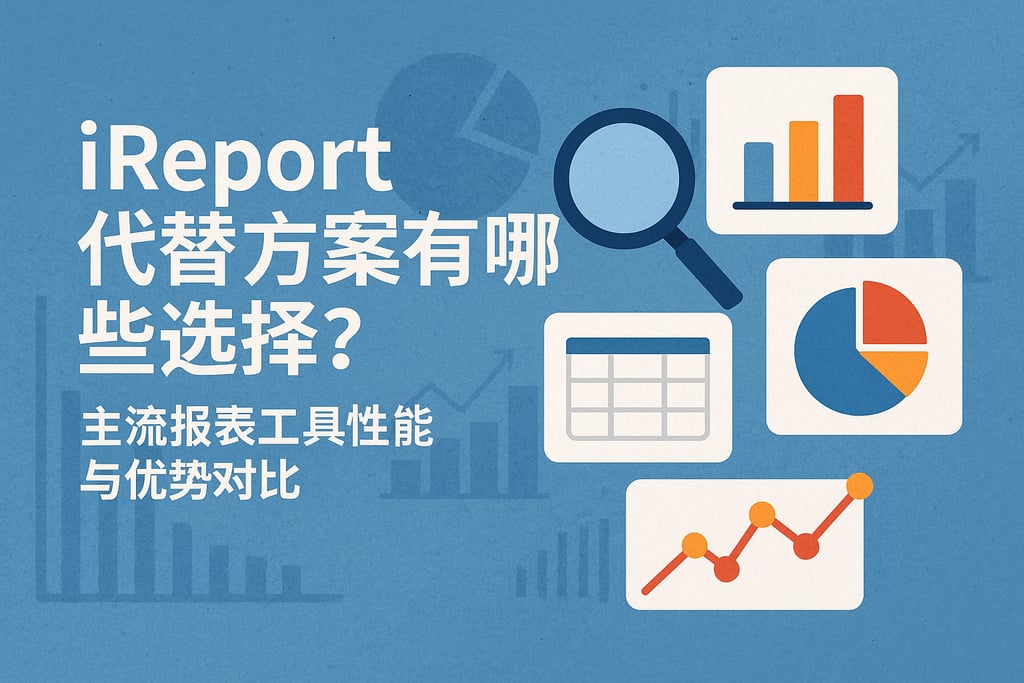 ireport代替方案有哪些选择？主流报表工具性能与优势对比