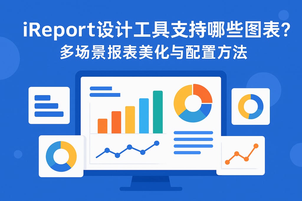 ireport设计工具支持哪些图表？多场景报表美化与配置方法