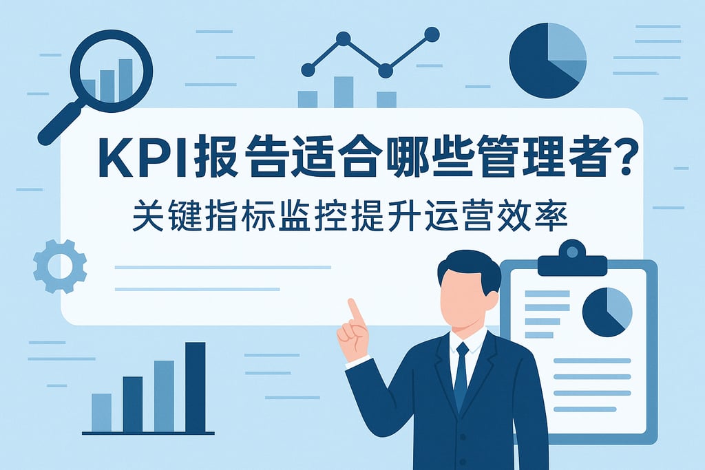 kpireport适合哪些管理者？关键指标监控提升运营效率