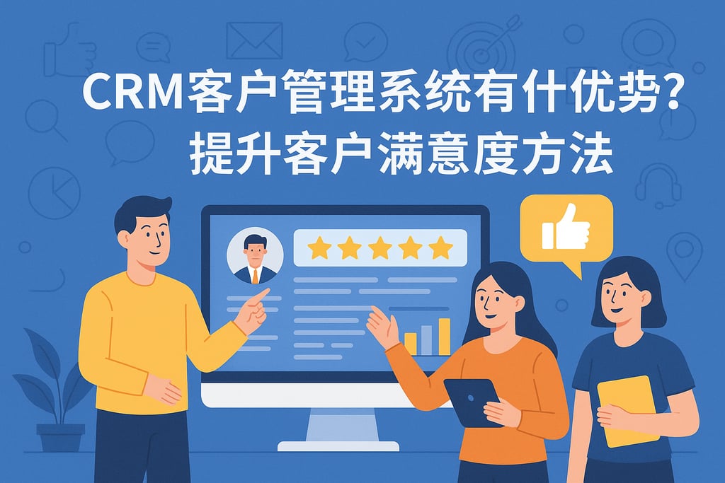 CRM客户管理系统有什么优势？提升客户满意度方法