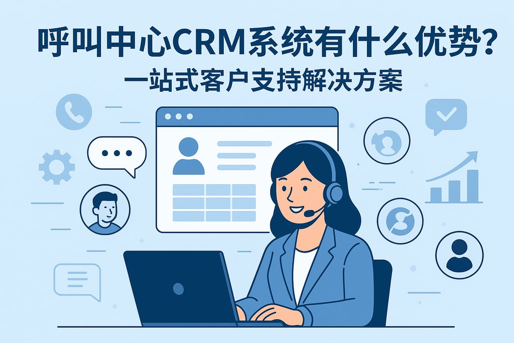 呼叫中心CRM系统有什么优势？一站式客户支持解决方案
