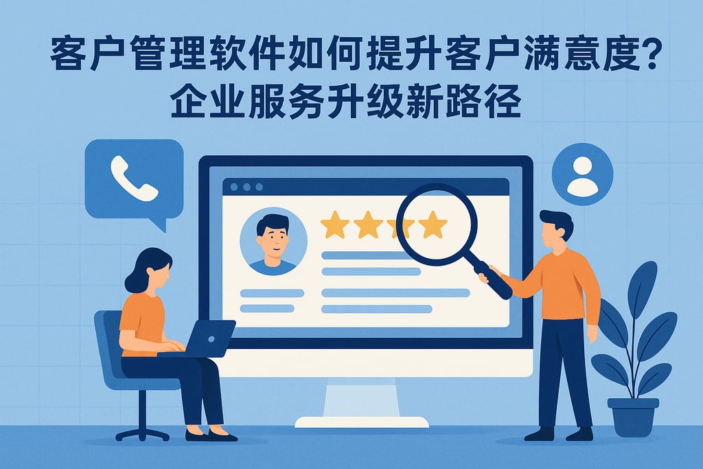 客户管理软件如何提升客户满意度？企业服务升级新路径