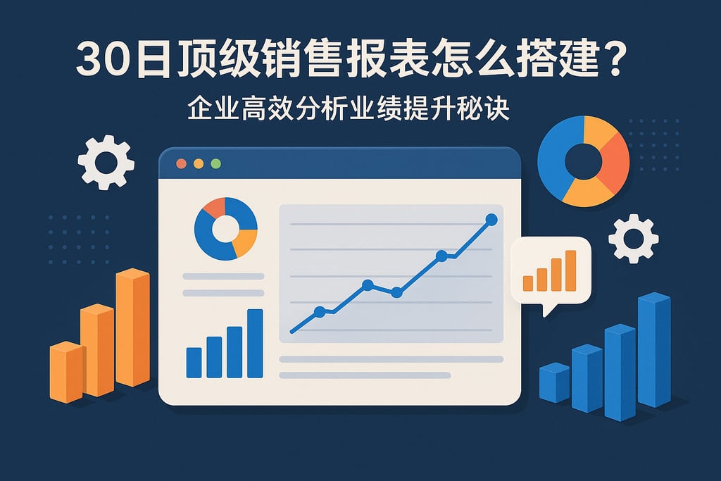 30日顶级销售报表怎么搭建？企业高效分析业绩提升秘诀