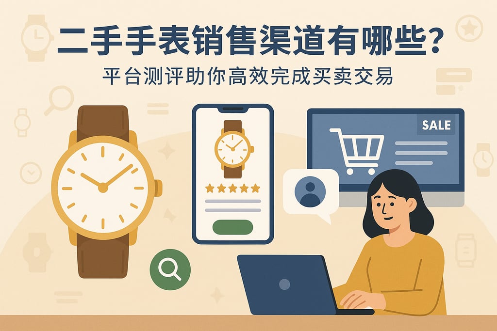 二手手表销售渠道有哪些？平台测评助你高效完成买卖交易