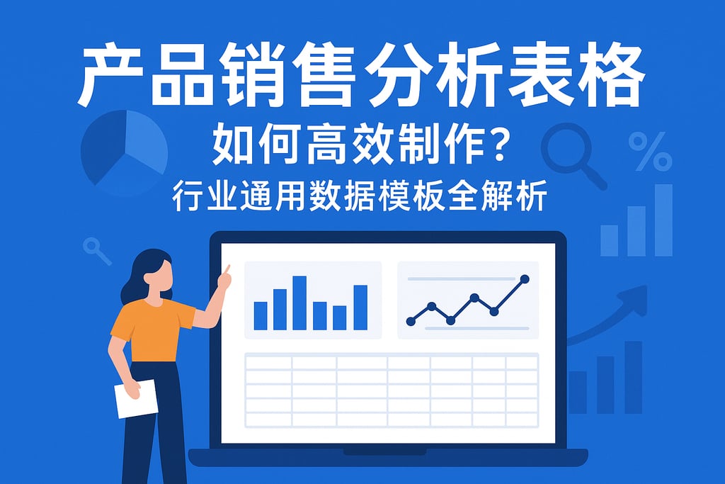 产品销售分析表格如何高效制作？行业通用数据模板全解析