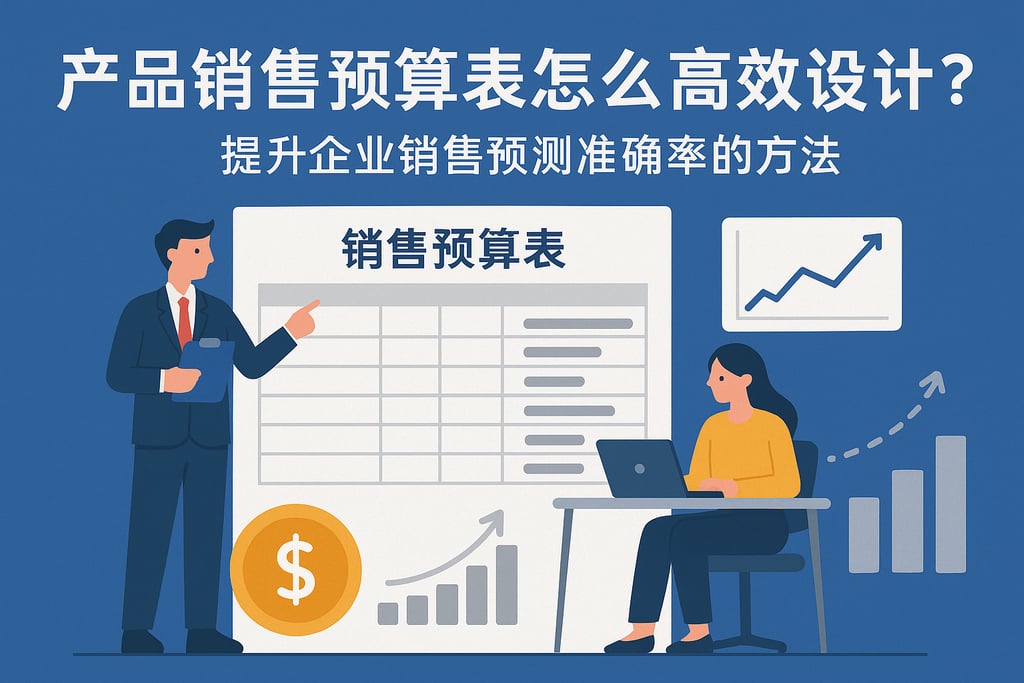 产品销售预算表怎么高效设计？提升企业销售预测准确率的方法