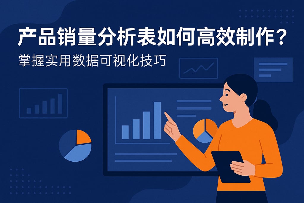 产品销量分析表如何高效制作？掌握实用数据可视化技巧