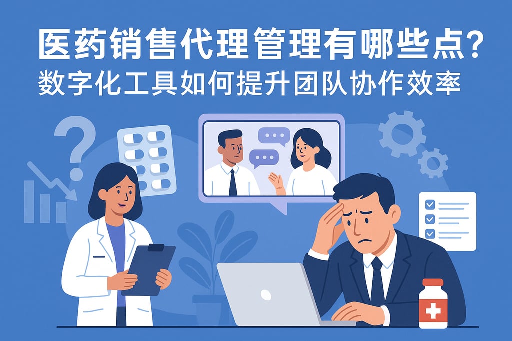 医药销售代表管理有哪些难点？数字化工具如何提升团队协作效率