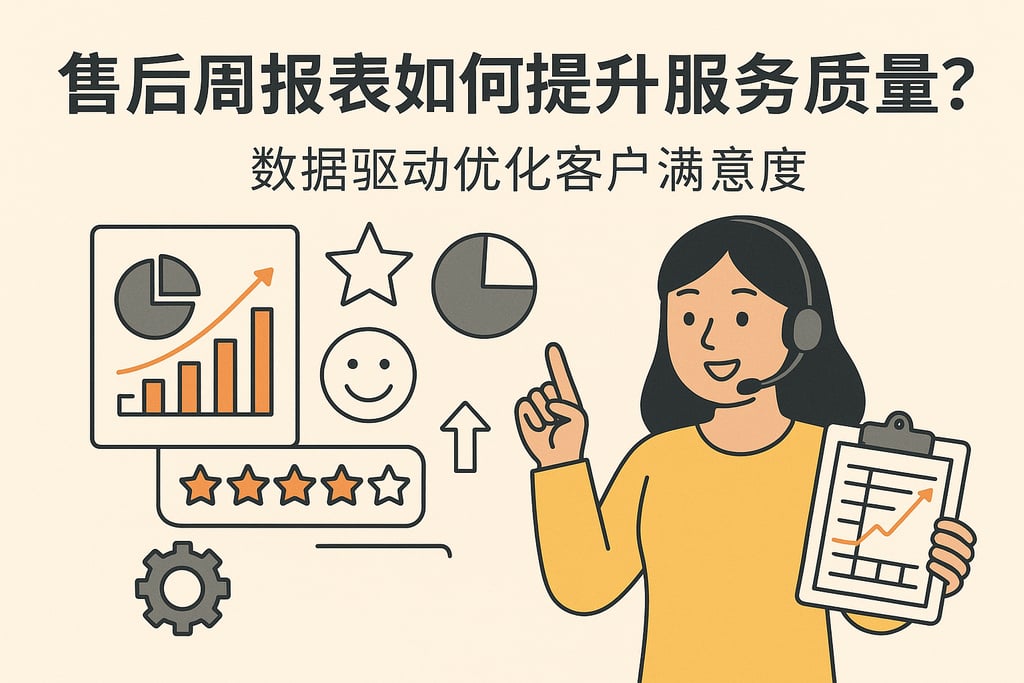 售后周报表如何提升服务质量？数据驱动优化客户满意度