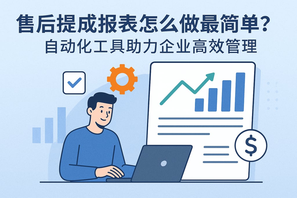 售后提成报表怎么做最简单？自动化工具助力企业高效管理