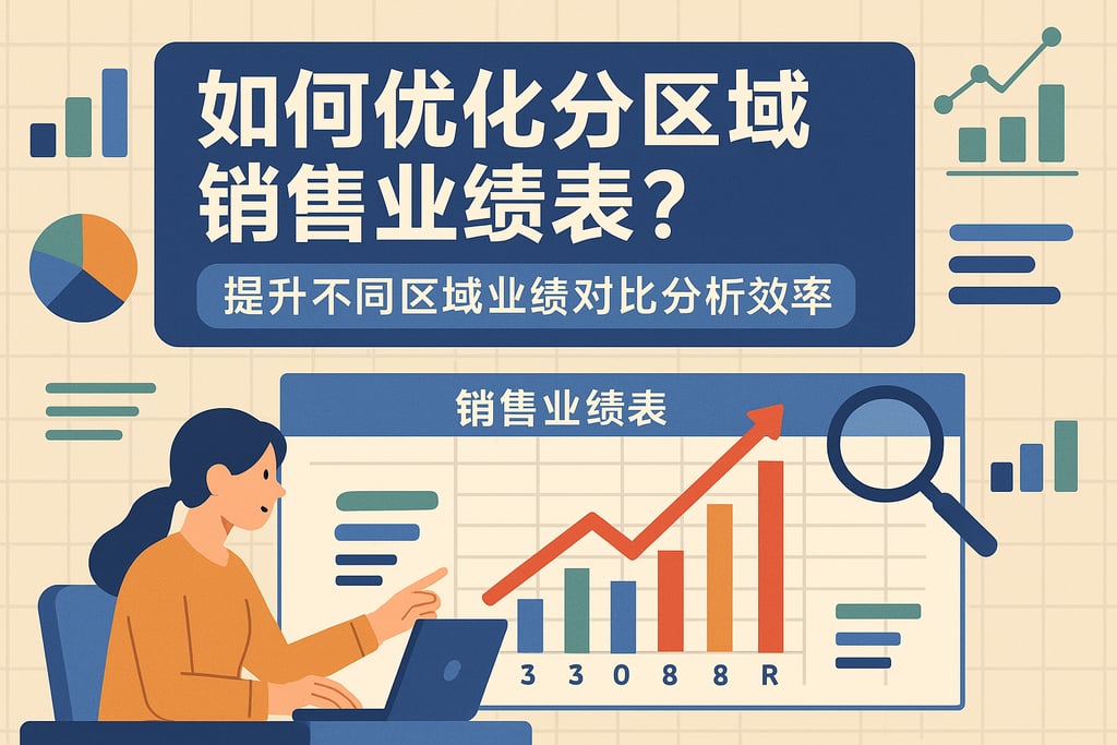 如何优化分区域销售业绩表？提升不同区域业绩对比分析效率