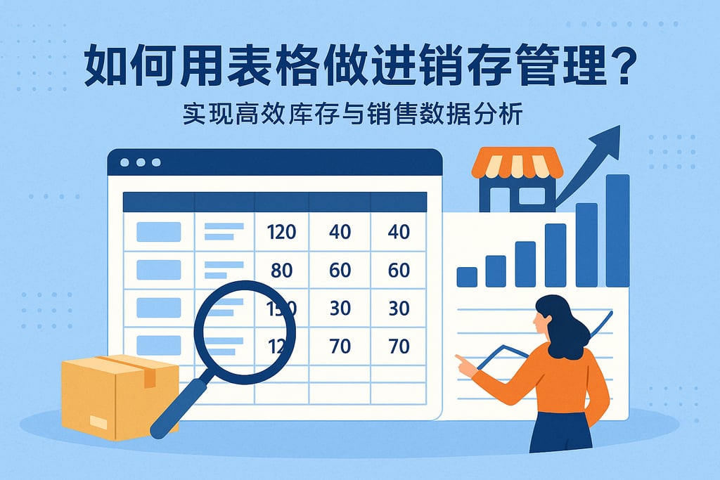 如何用表格做进销存管理？实现高效库存与销售数据分析
