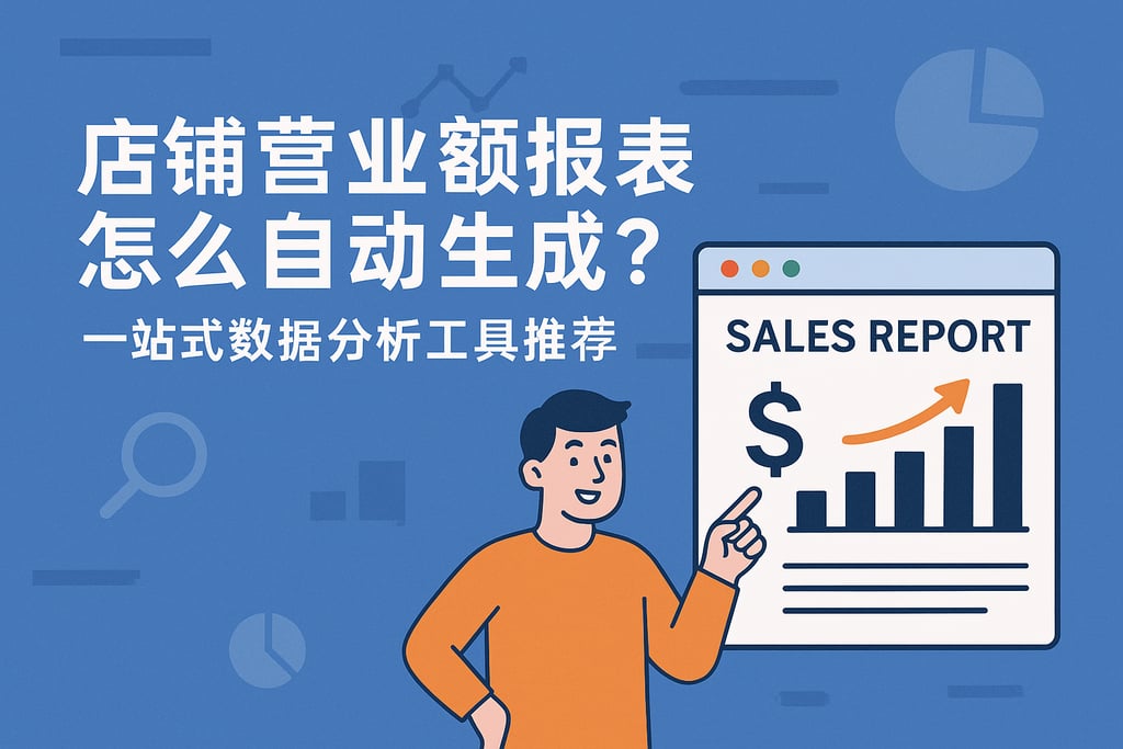 店铺营业额报表怎么自动生成？一站式数据分析工具推荐