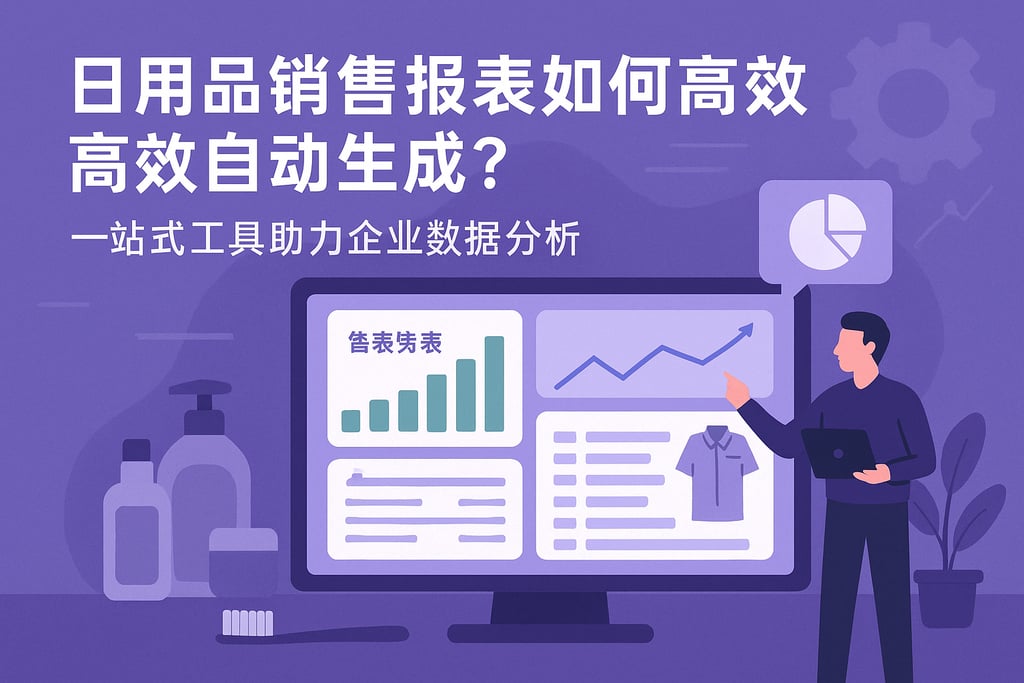 日用品销售报表如何高效自动生成？一站式工具助力企业数据分析