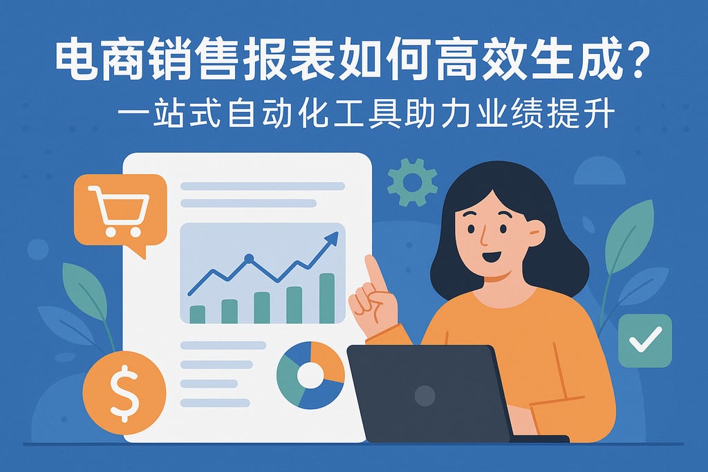 电商销售报表如何高效生成？一站式自动化工具助力业绩提升