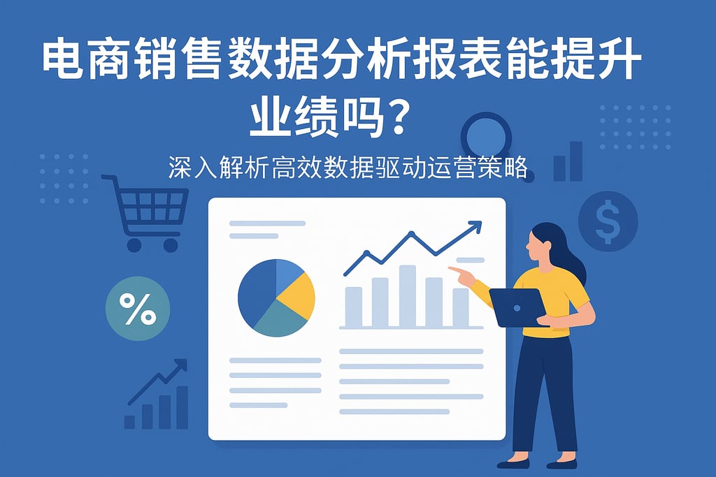 电商销售数据分析报表能提升业绩吗？深入解析高效数据驱动运营策略